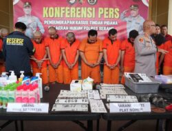 Jajaran Satreskrim Polres Serang Tangkap 7 Bandit Curanmor
