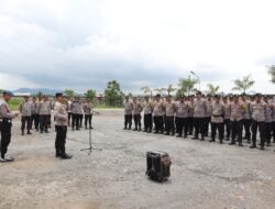 Polres Cilegon Gelar Apel Kesiapan Pengamanan Final Liga 4 di Stadion Seruni, Dilanjutkan dengan TFG