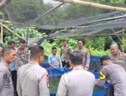 Kapolda Banten Apresiasi Kolam Bioflok Polsek Cikande Polres Serang, Dukung Ketahanan Pangan Nasional