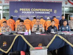 20 Pelaku Kejahatan 3C Diringkus Polresta Tangerang