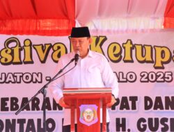 Gubernur Gorontalo, Dr. Ir. H. Gusnar Ismail, MM, Pimpin Doa Syukuran Lebaran Ketupat dan Halal Bihalal
