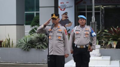 Wakapolresta Tangerang Pimpin Apel Pagi, Tekankan Kedisiplinan dan Larangan Narkoba